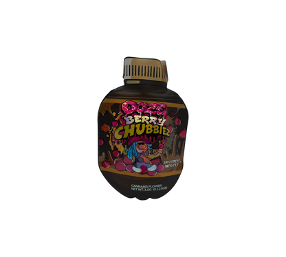 10x Berry Chubbi - leere PE Verpackungen Shape