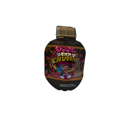 10x Berry Chubbi - leere PE Verpackungen Shape