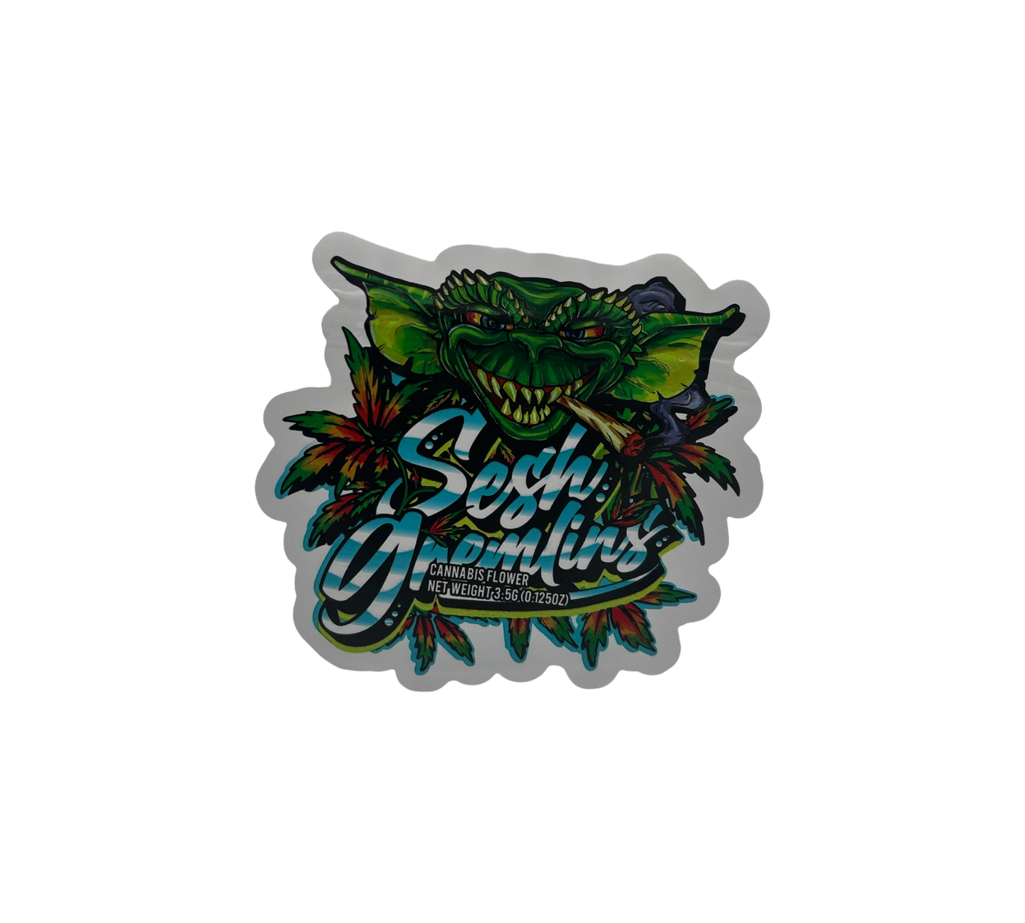 10x Sesh Monster - leere PE Verpackungen Shape