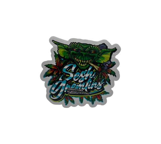 10x Sesh Monster - leere PE Verpackungen Shape