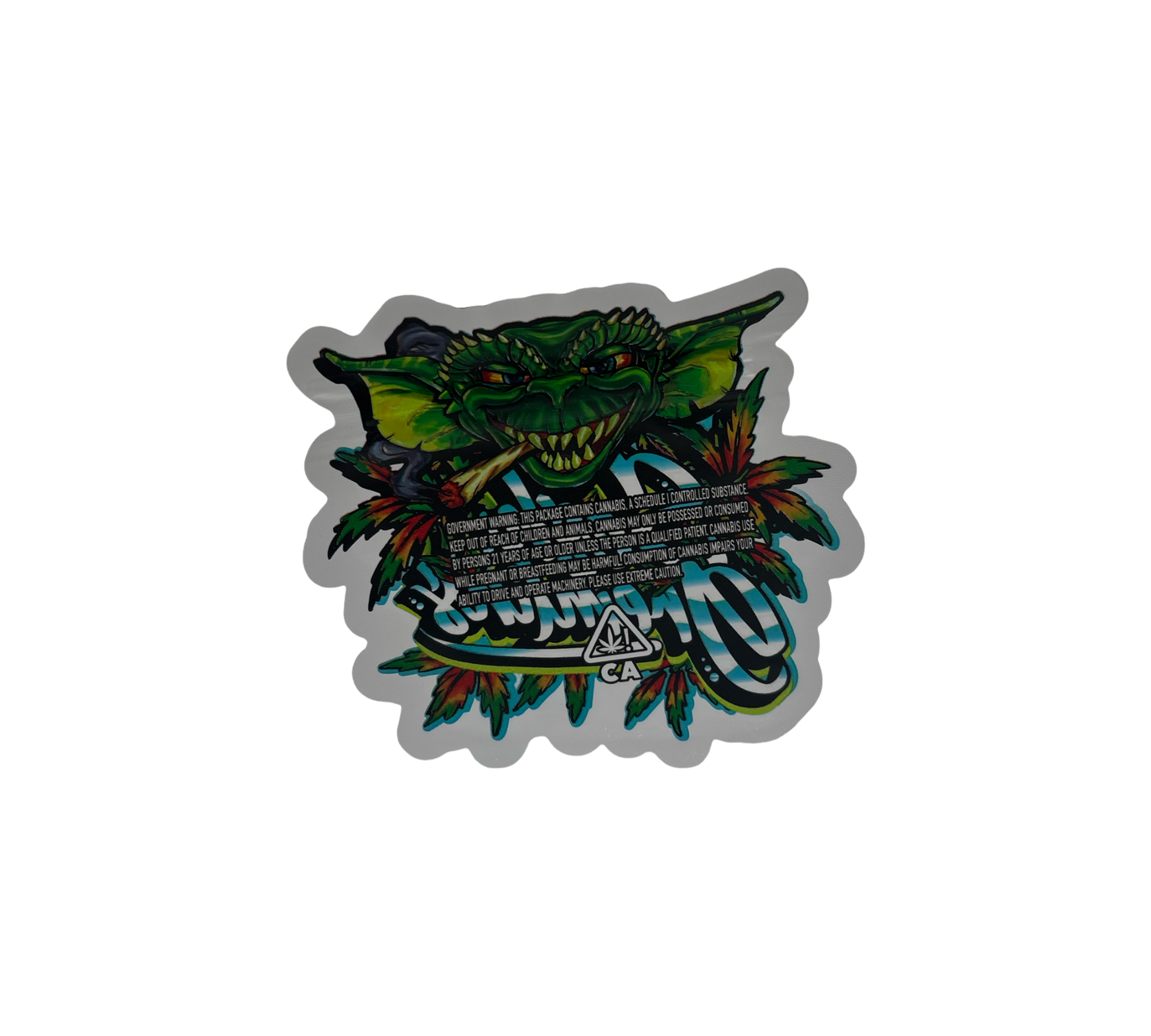 10x Sesh Monster - leere PE Verpackungen Shape