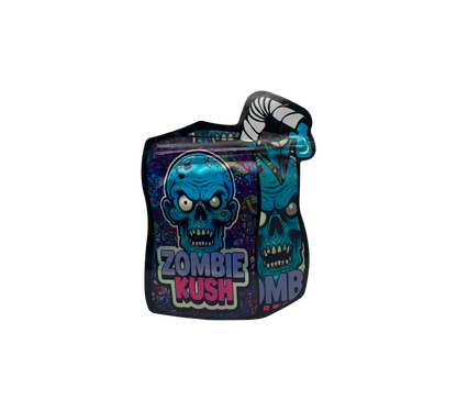 10x Zombie Kush - leere PE Verpackungen Shape