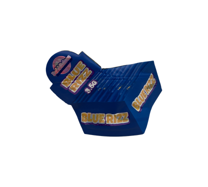 10x Blue Rizz - leere PE Verpackungen Shape