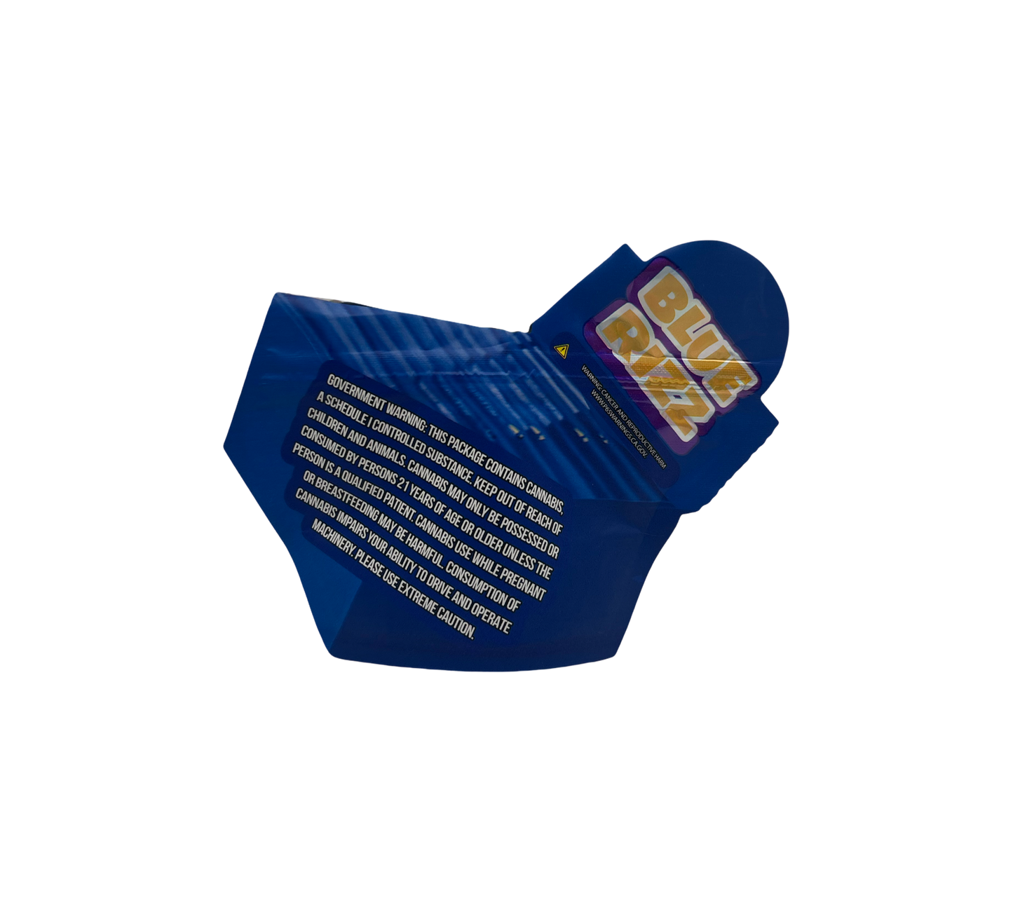 10x Blue Rizz - leere PE Verpackungen Shape