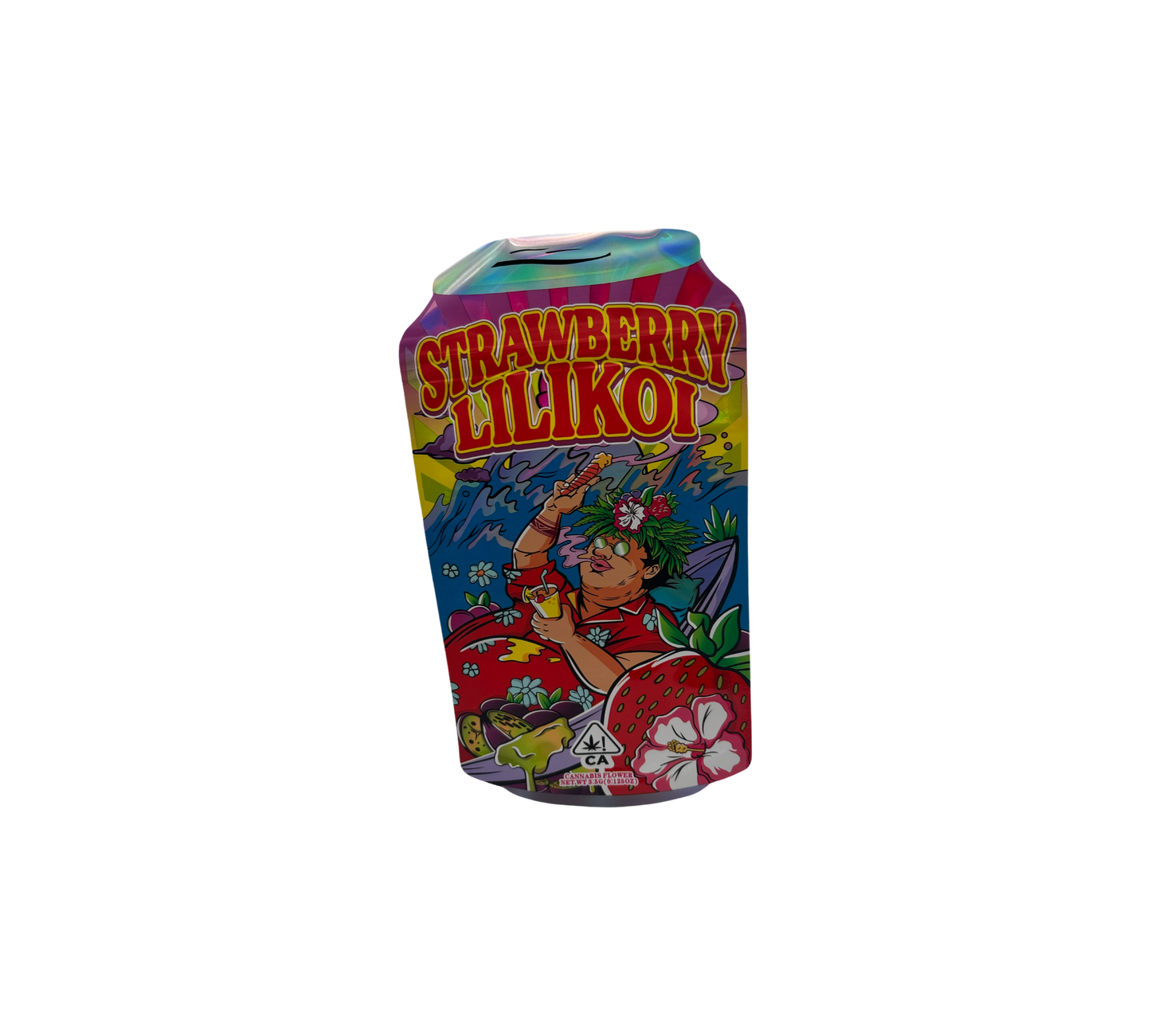 10x Strawberry Lilikoi - leere PE Verpackungen Shape
