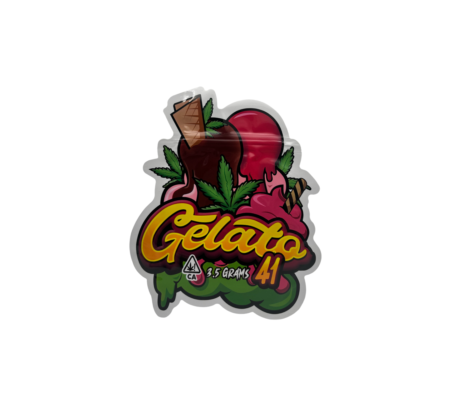 10x Gelato 41 - leere PE Verpackungen Shape