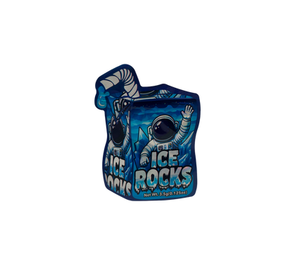 10x Ice Rocks - leere PE Verpackungen Shape