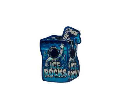 10x Ice Rocks - leere PE Verpackungen Shape