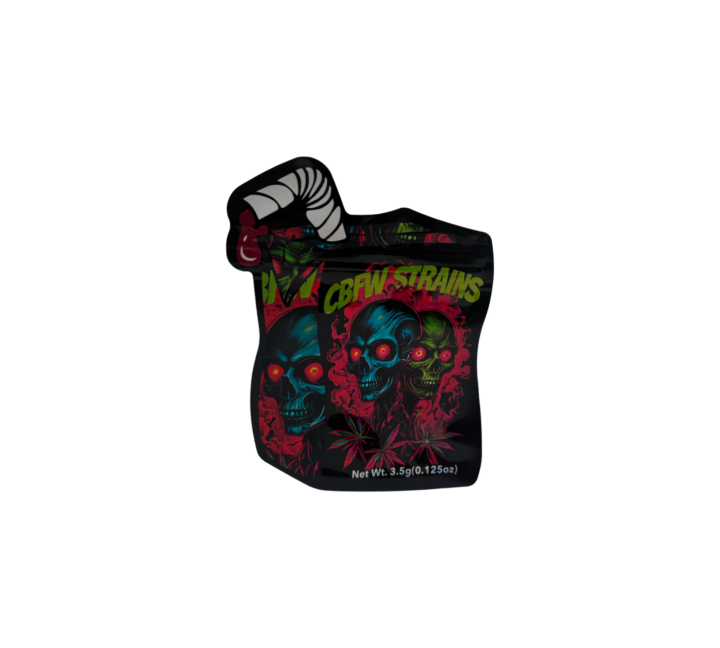 10x CB Strains - leere PE Verpackungen Shape