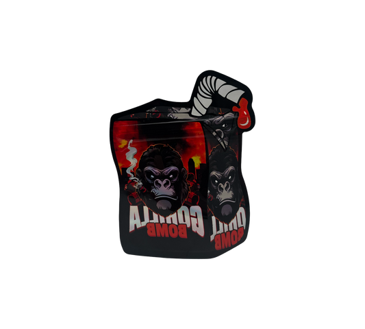 10x Gorilla Bomb - leere PE Verpackungen Shape