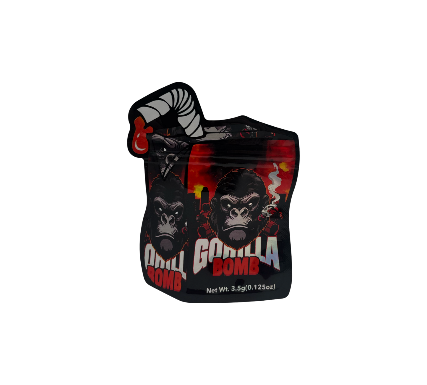 10x Gorilla Bomb - leere PE Verpackungen Shape