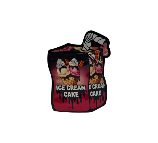 10x Ice Cream Cake - leere PE Verpackungen Shape
