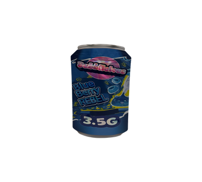 10x Blue Berry Rebel - leere PE Verpackungen Shape