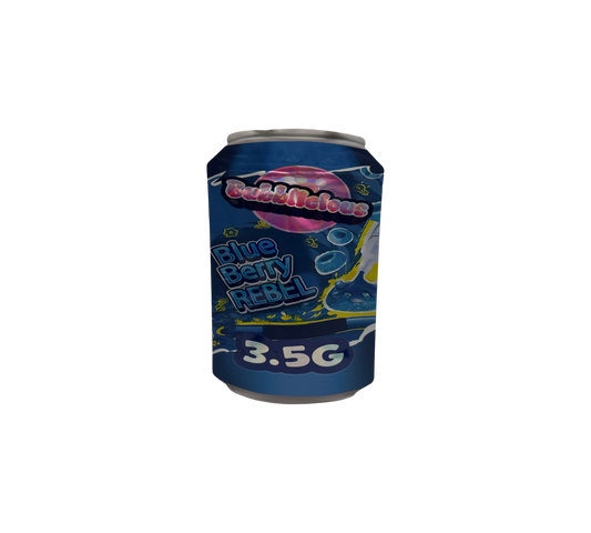 10x Blue Berry Rebel - leere PE Verpackungen Shape