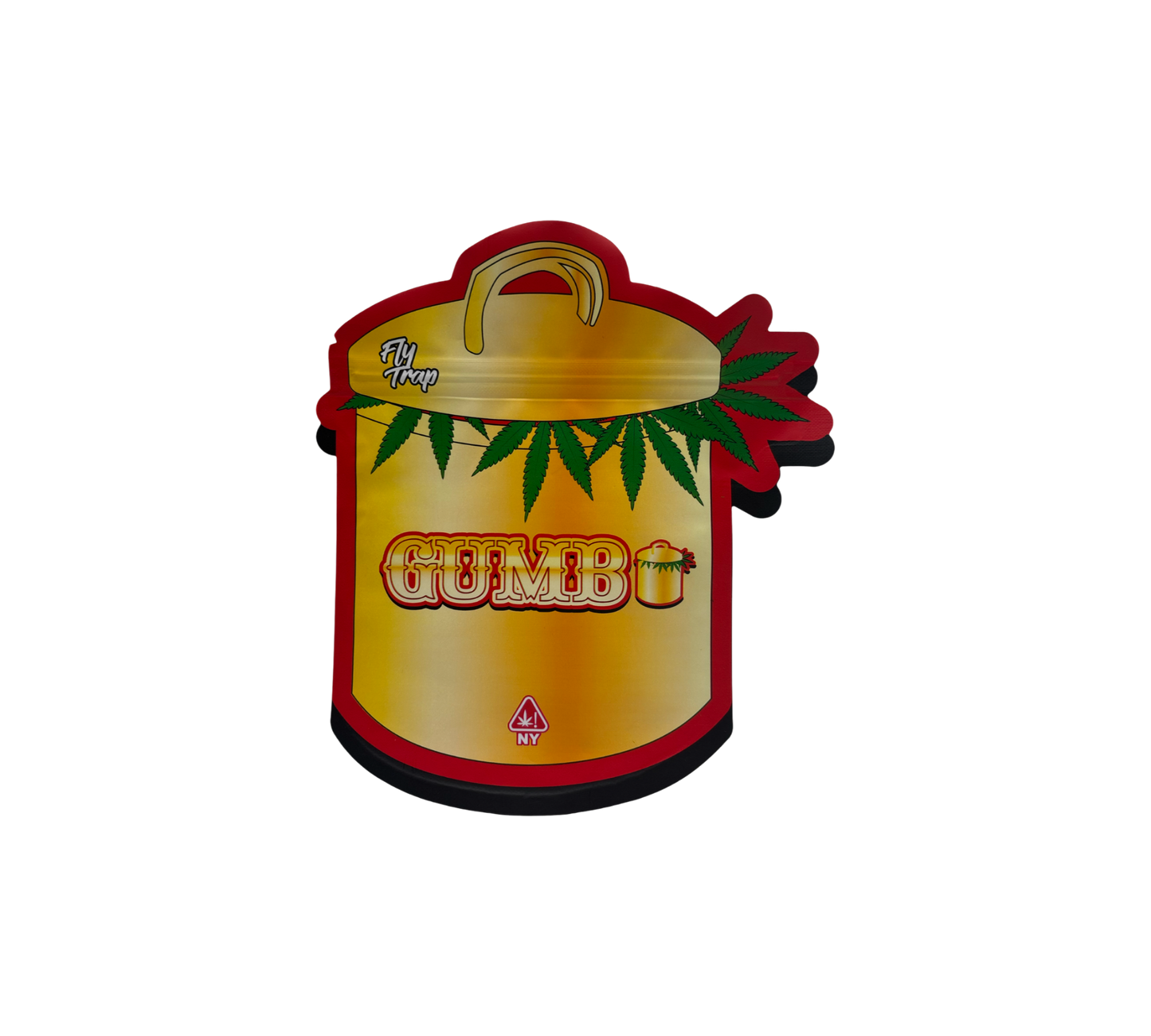 10x Big Pot Gumbo - leere PE Verpackungen Shape