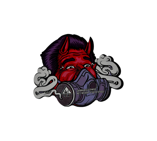 10x  Red Devil - leere PE Verpackungen Shape