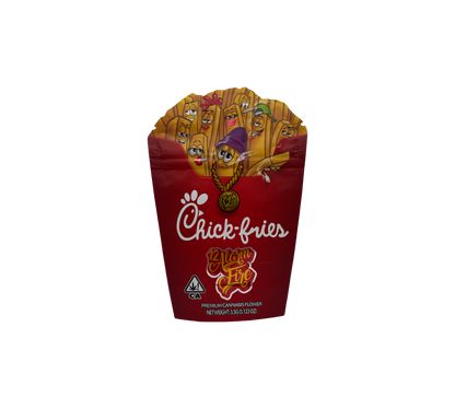 10x Chick-Fries - leere PE Verpackungen Shape