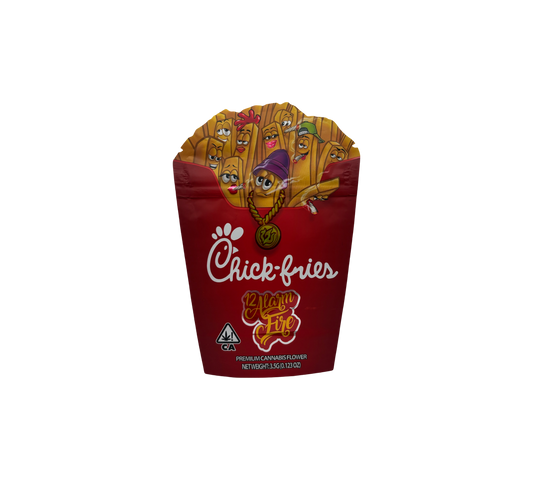 10x Chick-Fries - leere PE Verpackungen Shape