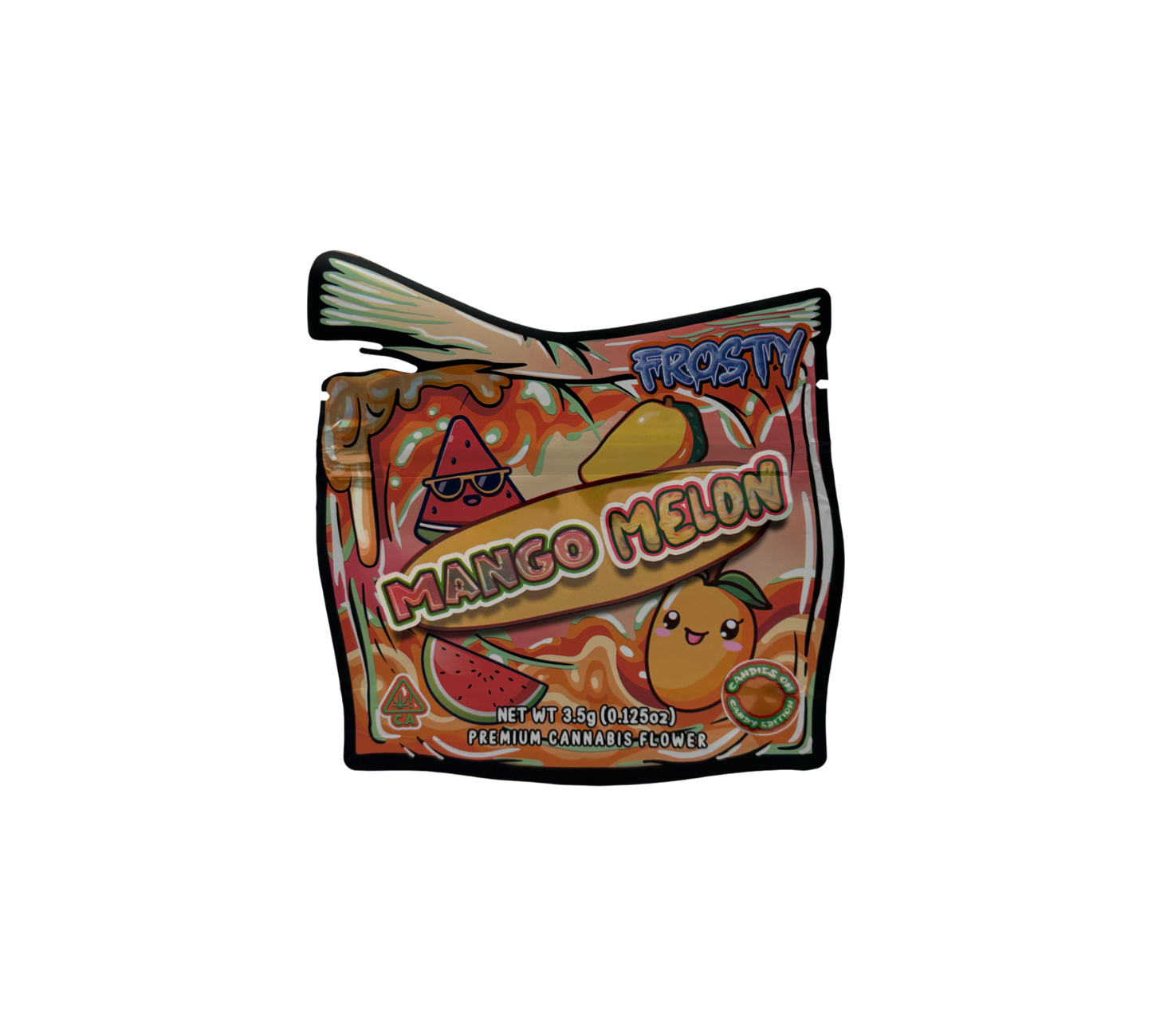 10x Mango Melon - leere PE Verpackungen Shape