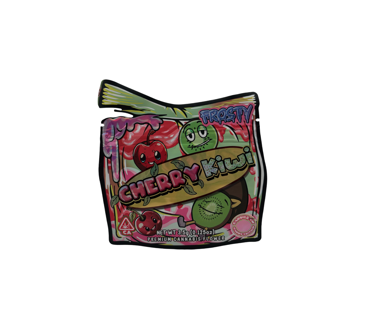 10x Cherry Kiwi - leere PE Verpackungen Shape