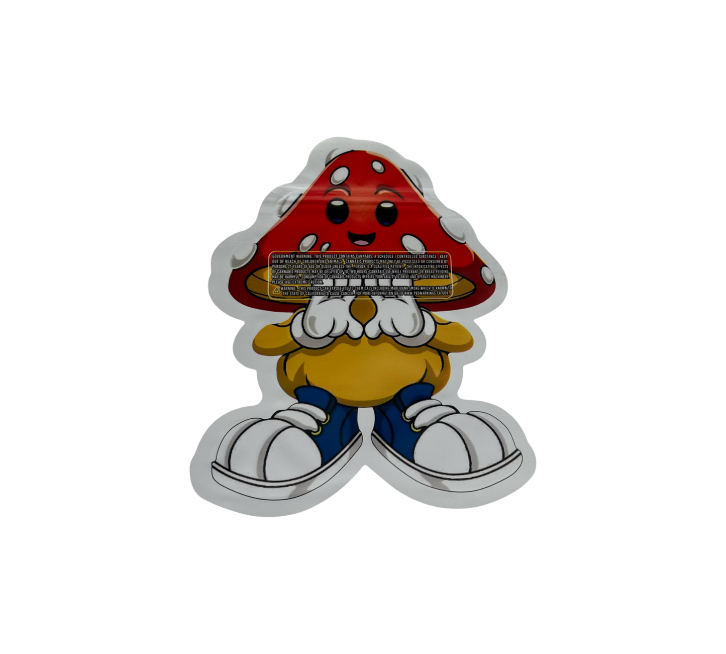 10x Mushroom - leere PE Verpackungen Shape