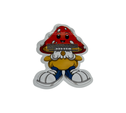 10x Mushroom - leere PE Verpackungen Shape