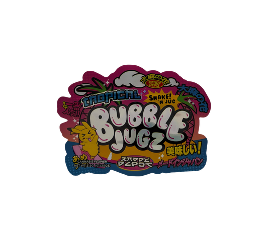 10x Bubble Jugz - leere PE Verpackungen Shape