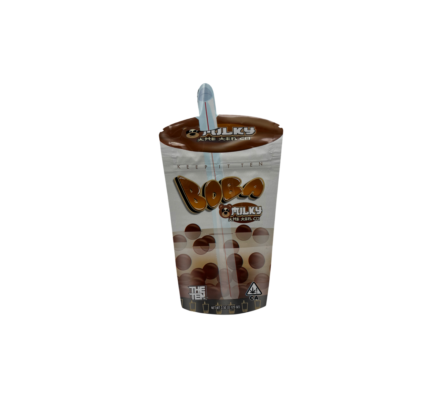 10x Boba - leere PE Verpackungen Shape