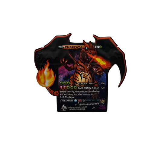 10x Red Smokemon - leere PE Verpackungen Shape