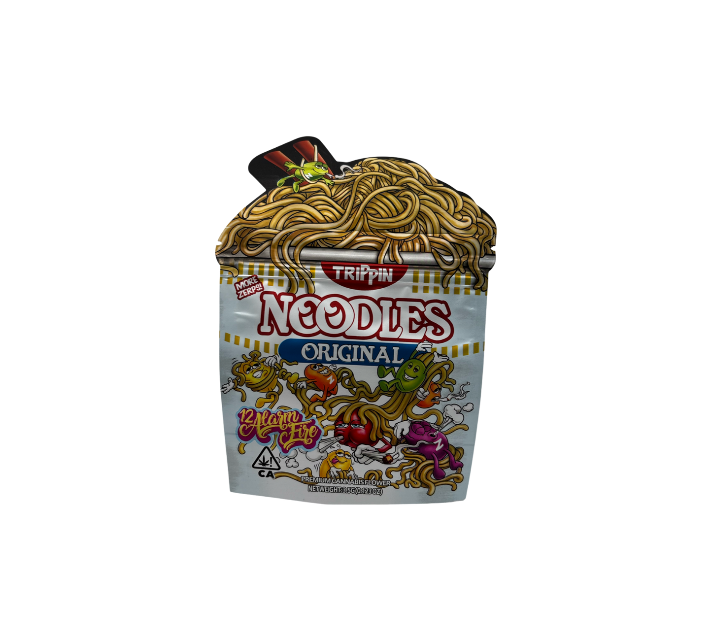 10x Noodles - leere PE Verpackungen Shape