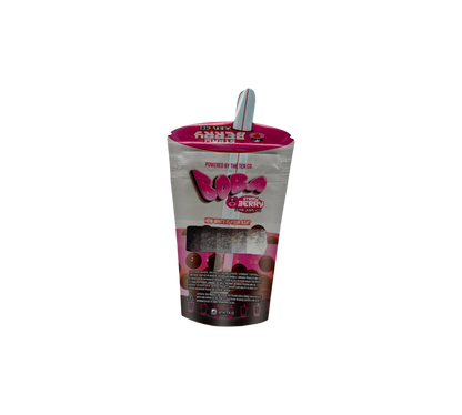 10x Pink Boba - leere PE Verpackungen Shape