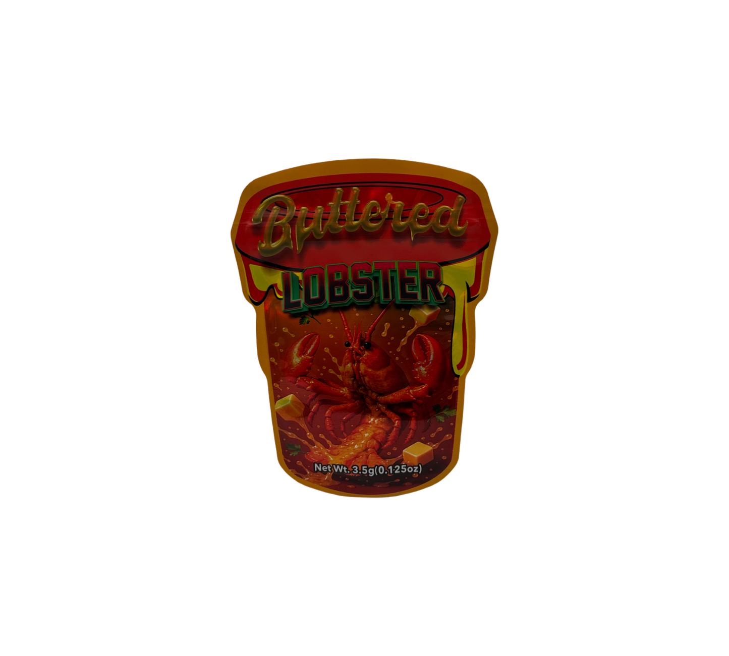 10x Lobster - leere PE Verpackungen Shape
