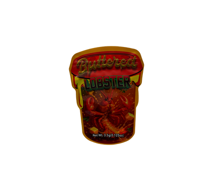 10x Lobster - leere PE Verpackungen Shape