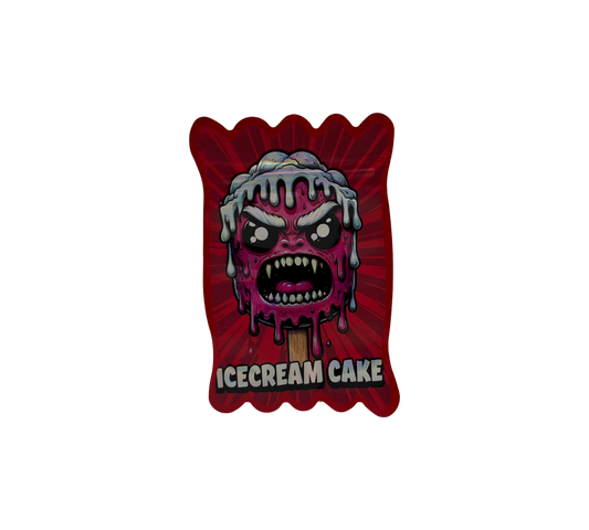 10x Ice Cream Cake - leere PE Verpackungen Shape