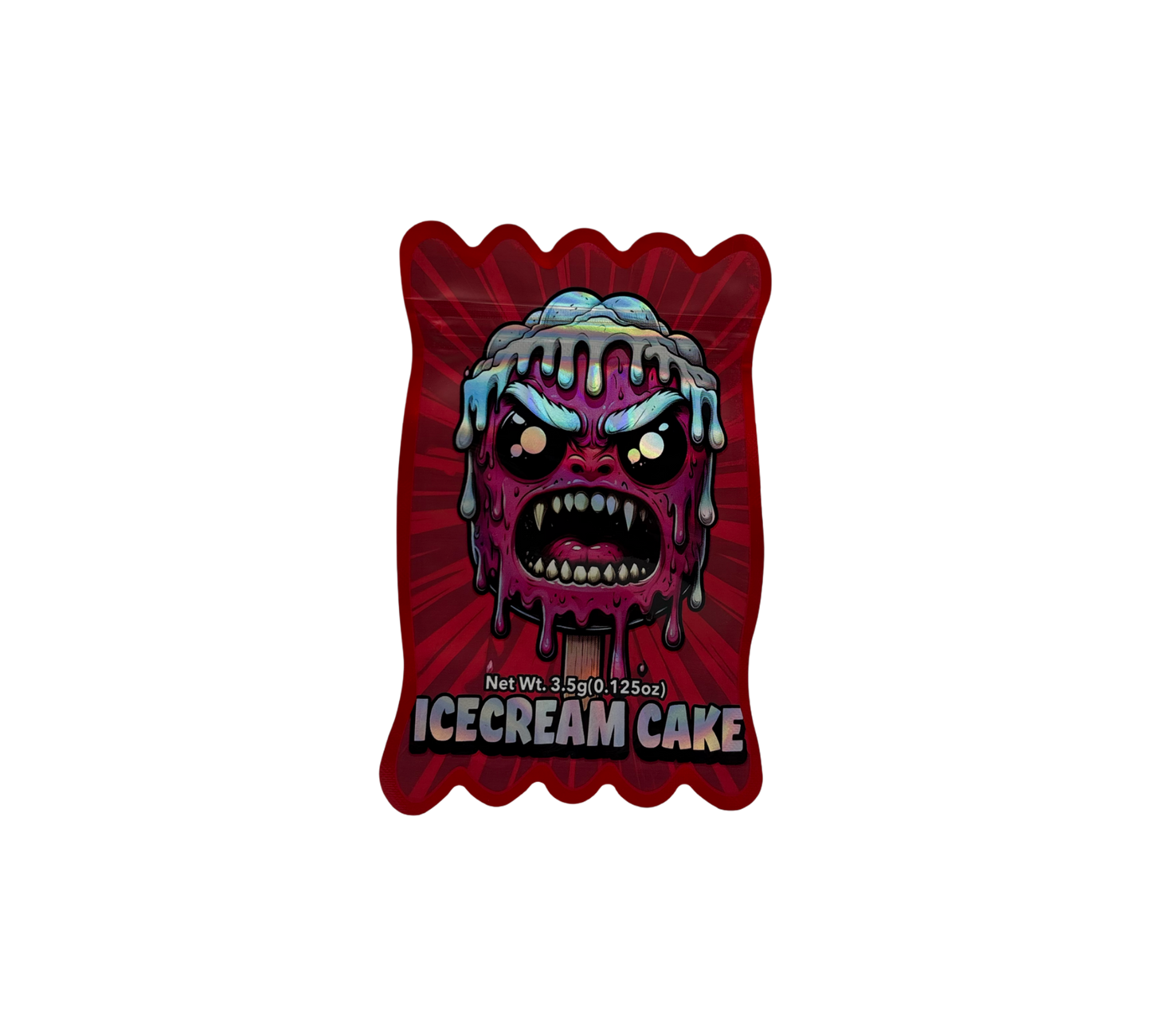 10x Ice Cream Cake - leere PE Verpackungen Shape