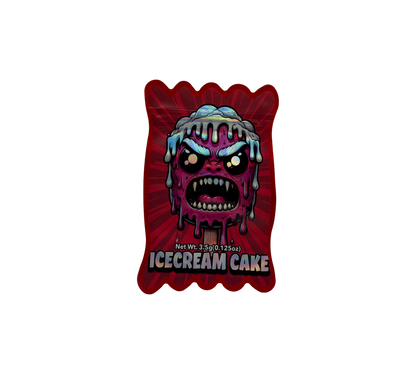10x Ice Cream Cake - leere PE Verpackungen Shape