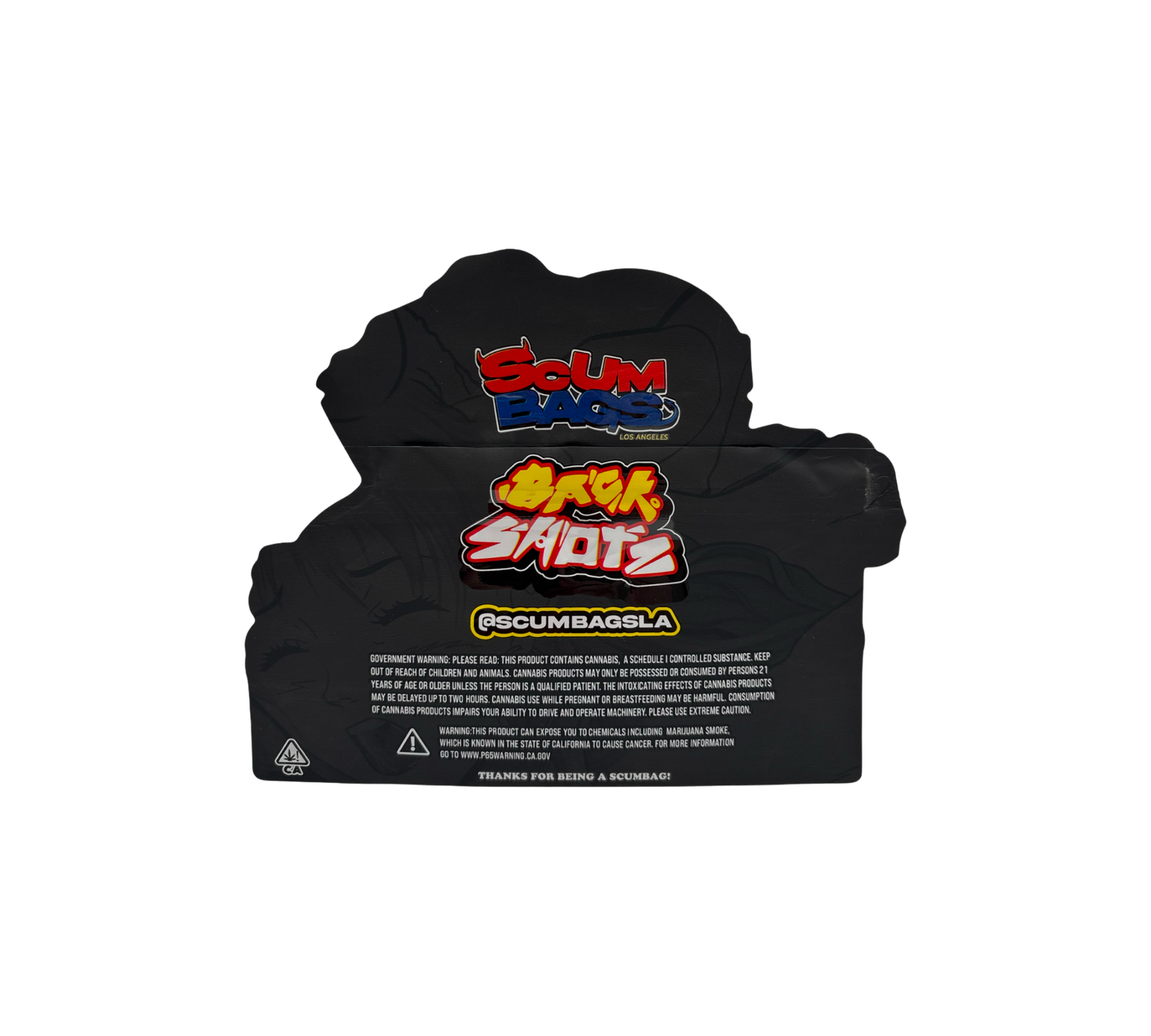 10x Back Shotz - leere PE Verpackungen Shape