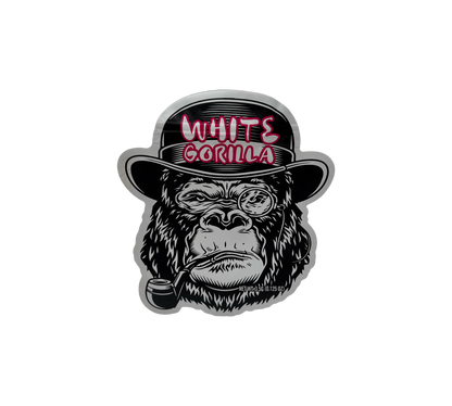 10x White Gorilla - leere PE Verpackungen Shape
