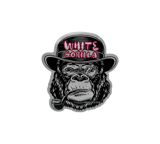 10x White Gorilla - leere PE Verpackungen Shape