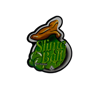 10x Slime Ball - leere PE Verpackungen Shape