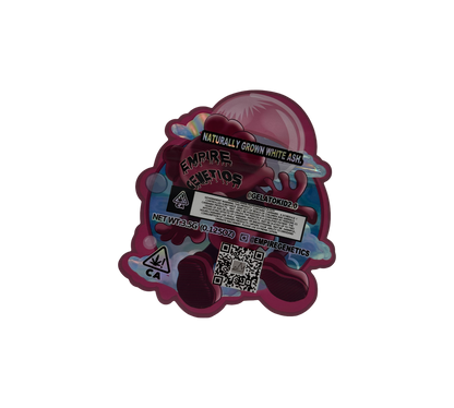 10x Pink Sherb - leere PE Verpackungen Shape