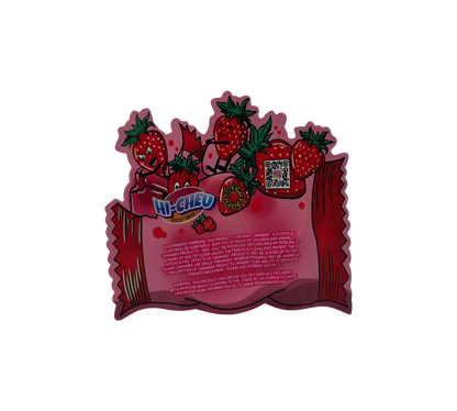 10x Strawberry Hi - leere PE Verpackungen Shape