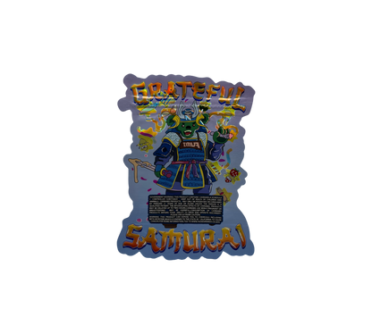 10x Grateful Samurai  - leere PE Verpackungen Shape