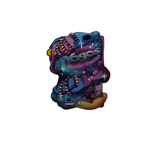 10x Yogos Cosmic - leere PE Verpackungen Shape