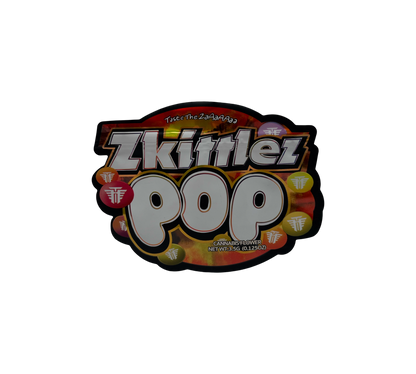 10x Zkittle Pop - leere PE Verpackungen Shape