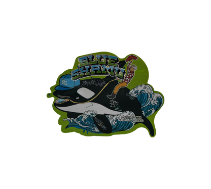 10x Blue Shamu - leere PE Verpackungen Shape