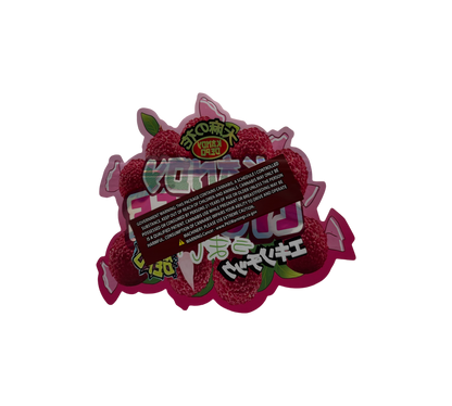 10x Kandy Lychee - leere PE Verpackungen Shape