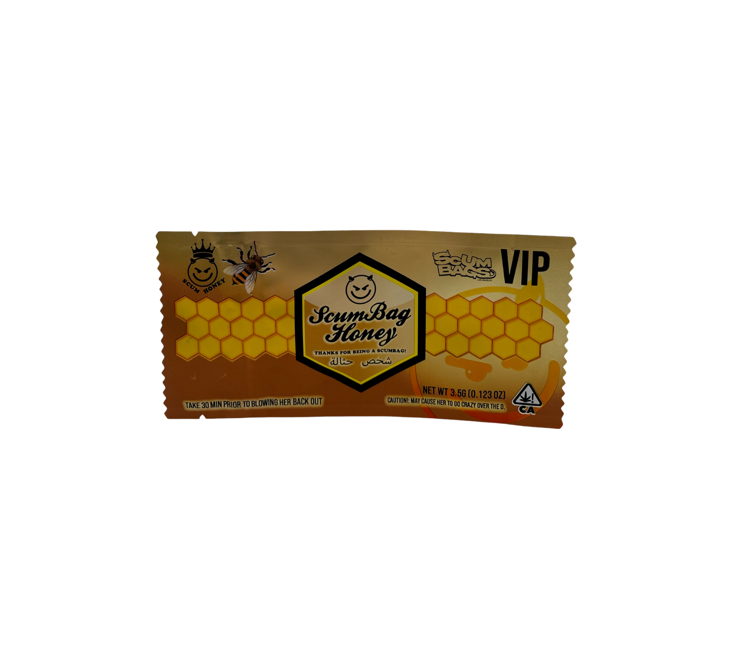 10x Scum Bag Honey - leere PE Verpackungen Shape