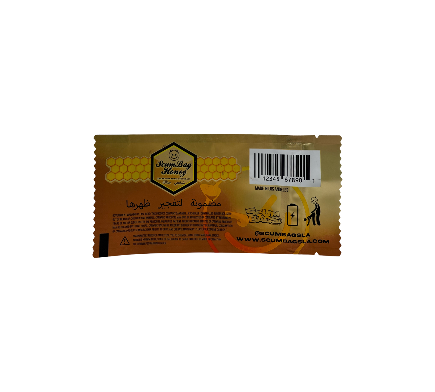 10x Scum Bag Honey - leere PE Verpackungen Shape