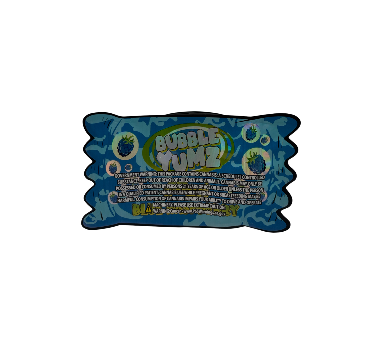 10x Sour Raspberry - leere PE Verpackungen Shape